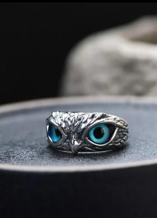 Кольцо перстень глаза сова 🦉8 фото