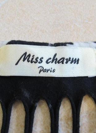 Летняя женская футболка miss charm paris  100% хлопок4 фото
