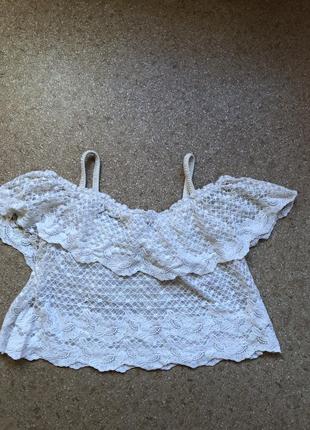 Топ кружевной модный