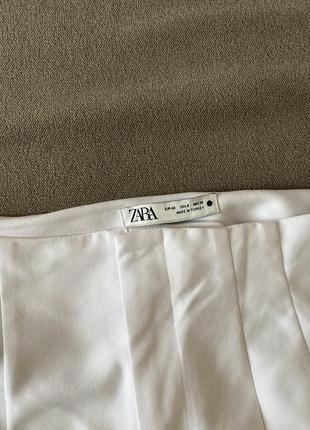 Классические белые брюки zara2 фото