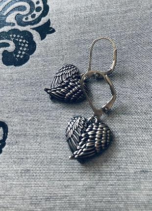 Серьги серебро