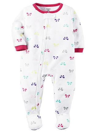 Теплі флісові чоловічки сліпи фірми carters для малюків на 2 рочки