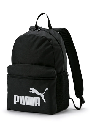 Чорний рюкзак puma phase backpack black оригінал з сша