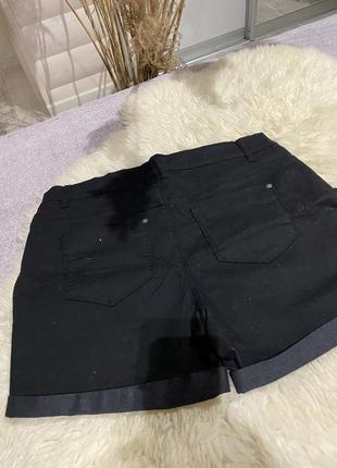 Chicoree 👄шортики чорні//удобные тягучие шорты к лету8 фото
