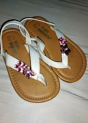 Босоножки цветочки