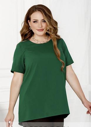 Універсальна блузка з коротким рукавом 💚