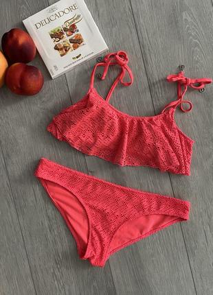 Рожевий купальник h&m