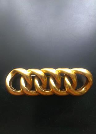 Симпатична золотистого тону брошка, 50і