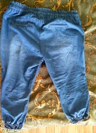 Стильні літні брюки капрі 👖 джинс лицеол, 50-543 фото
