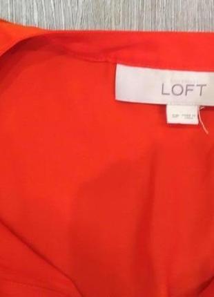 Яркая блуза ann taylor loft. размер s2 фото