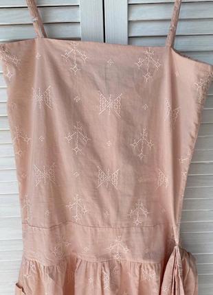 Сукня сарафан міні з вишивкою ґудзиками  by zoe4 фото