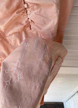 Сукня сарафан міні з вишивкою ґудзиками  by zoe5 фото