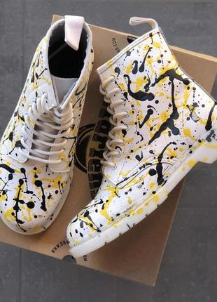 Dr martens 1460 white черевики мартинсы черевики жіночі7 фото