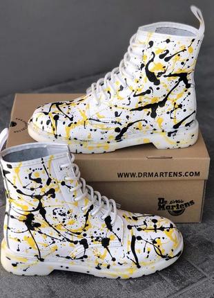 Dr martens 1460 white черевики мартинсы черевики жіночі5 фото