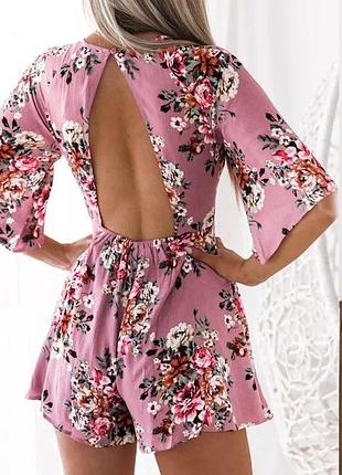 Комбінезон, ромпер, комбез рожевий