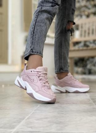 Кроссовки женские nike m2k tekno pink/white4 фото