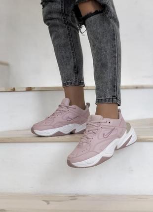 Кроссовки женские nike m2k tekno pink/white10 фото