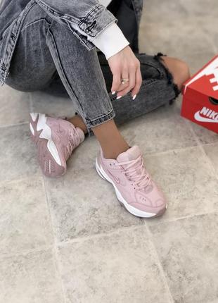 Кросівки жіночі nike m2k tekno pink/white2 фото