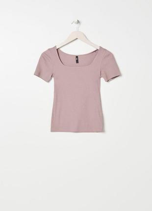 Футболка з трикотажу в рубчик2 фото