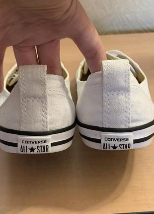 Белые кеды, мокасины, кроссовки converse3 фото