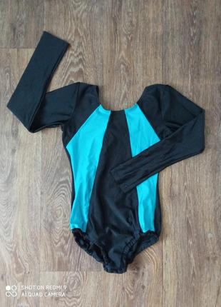 Трико боді купальник для танців гімнастики тренувань виступів для дівчинки