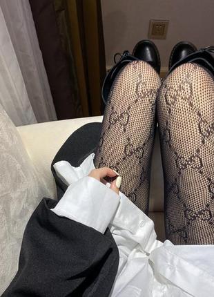 Колготки в стиле гуччи колготы гучи сетка