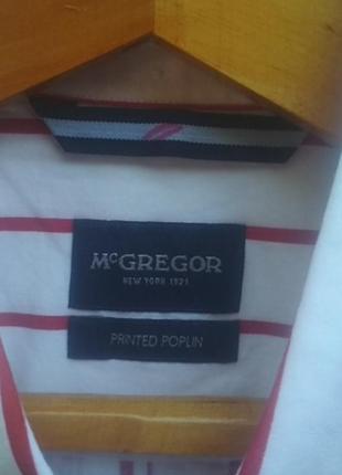 Сорочка в червону смужку від відомого бренду макгрегор mcgregor7 фото