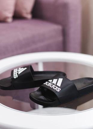 Женские тапки adidas slide black3 фото