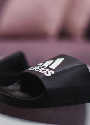 Женские тапки adidas slide black2 фото