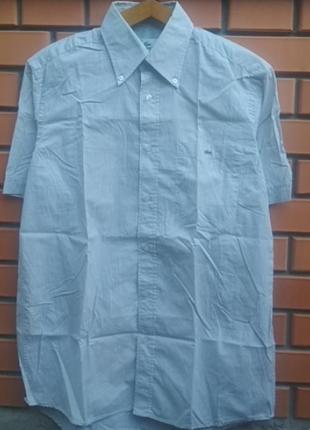 Рубашка с коротким рукавом от известного французского бренда lacoste