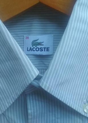 Рубашка с коротким рукавом от известного французского бренда lacoste6 фото