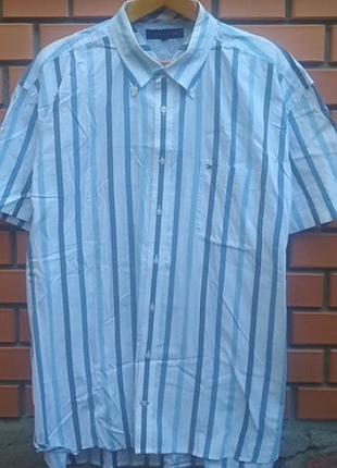Сорочка з коротким рукавом в смужку від відомого бренду tommy hilfiger