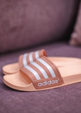 Женские тапки adidas slide pink6 фото