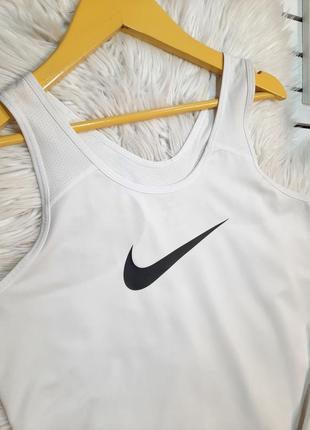 Белая майка nike dri-fit p. l-xl2 фото