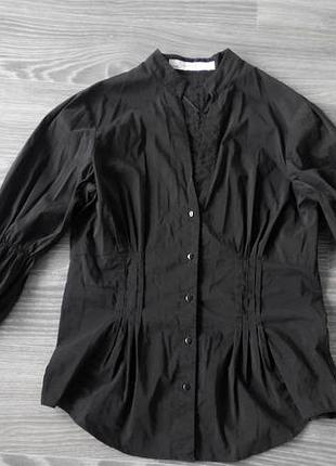 Полукоттоновая блузка; zara basic; s