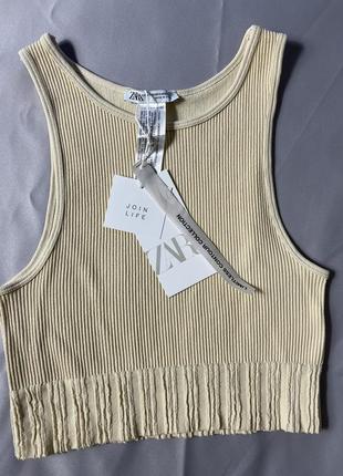 Бесшовный топ zara