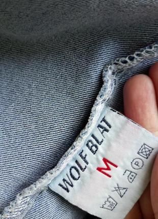 Женская джинсовая куртка с карманами4 фото