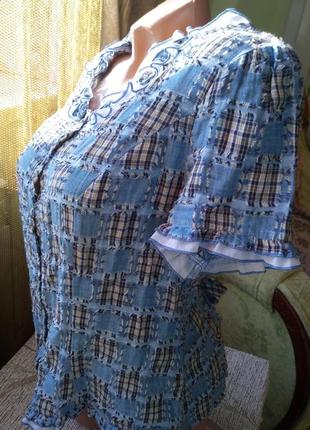 Блуза, рубашка с рюшами2 фото