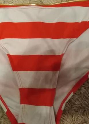 Фирменные трусики, плавки от купальника в полоску новые ocean club