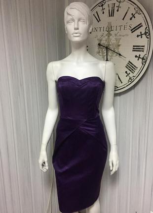 Ошатне брендові сукні tell темно-фіолетове з відкритою спиною
