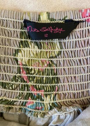 Летний лёгкий очень красивый сарафан хлопок цветы состояние нового