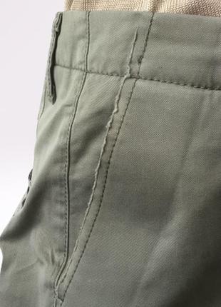 Зауженные брюки с высокой посадкой (100% хлопок) италия7 фото