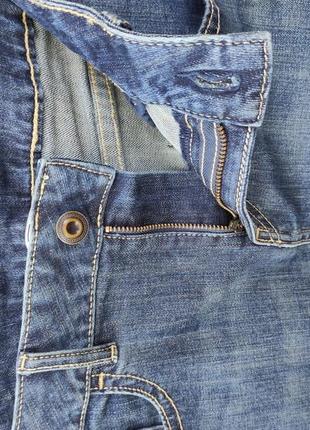 Джинс-стрейч прямая юбка до колена размер uk 123 фото