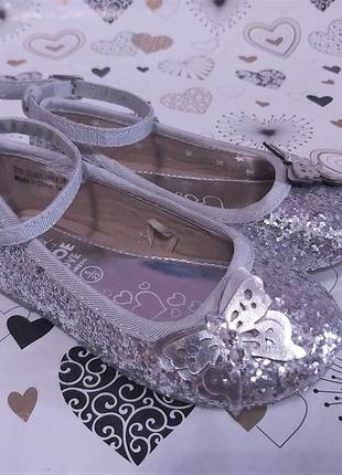 Шикарные туфельки/балетки на принцессу true love shoe love bluezoo р.6/234 фото