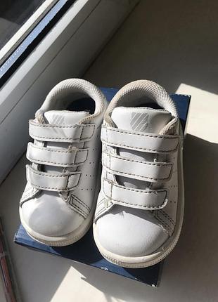 Кожаные кроссовки k-swiss 21р стелька 13,5