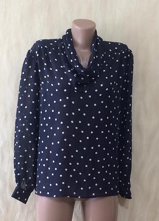 Симпатичная блуза в горох, р.12-14