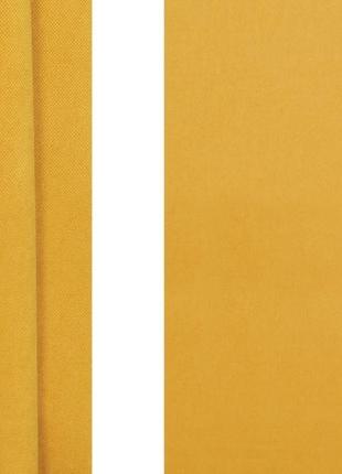 Портьерная ткань для штор канвас (микровелюр) желтого цвета