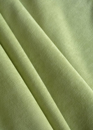 Портьерная ткань для штор канвас (микровелюр) светло-салатового цвета2 фото