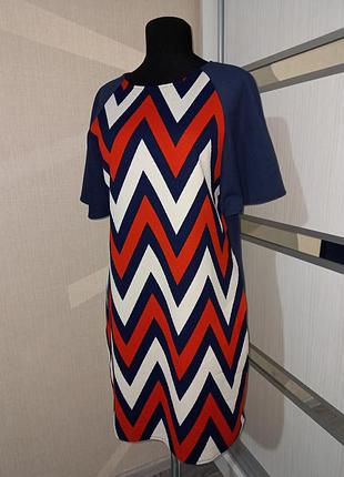 Стильное платье геометрия абстракция ❤️💙