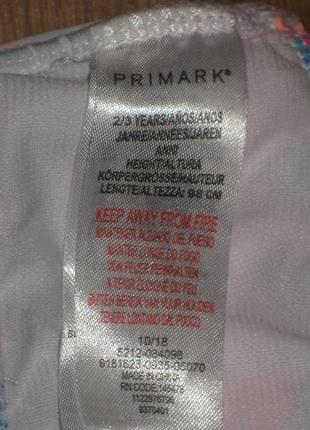 Верх от купальника primark на 2-3 года4 фото